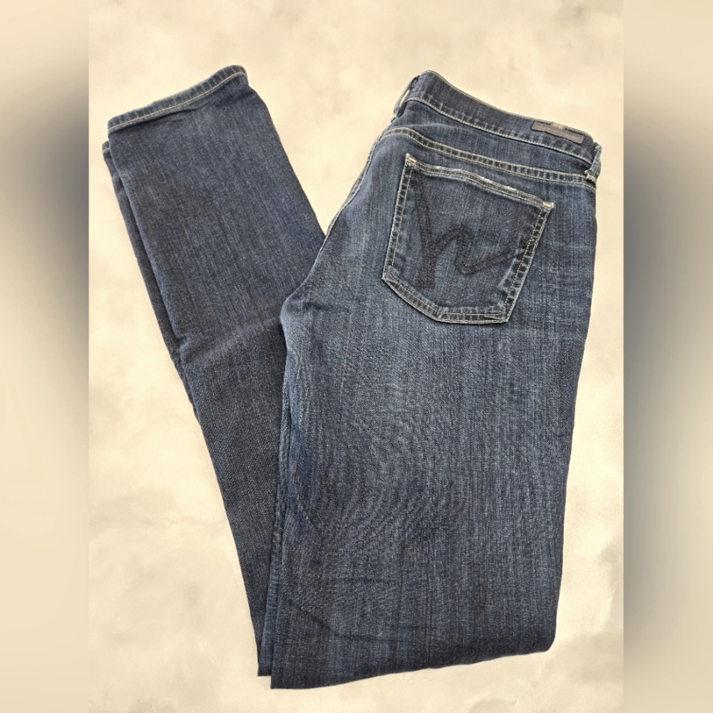 COH  Ava Style Low Rise Straight Leg Blue Jeans Size 28